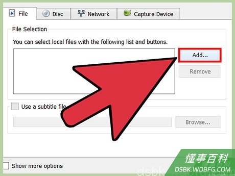 Step 15 点击“文件”选项卡里的“添加”按钮。