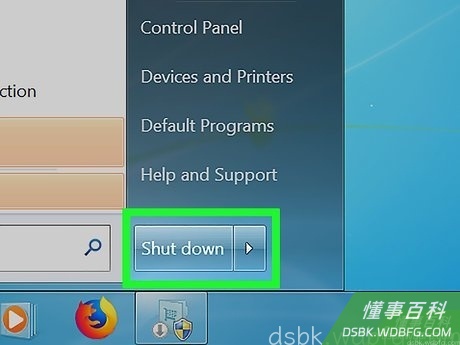 Step 1 关闭电脑。