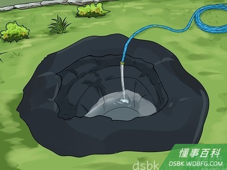 Step 3 给池塘注水。