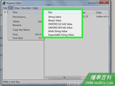 Step 5 选择要新建的内容。