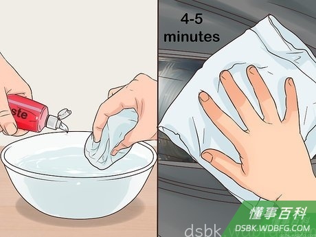Step 6 当玻璃开始变得更加透明时，再多加些水和牙膏。