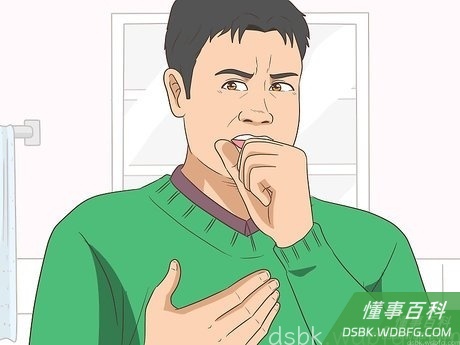 Step 4 如果想假装感冒，就适当地模仿鼻塞、打喷嚏、咳嗽。