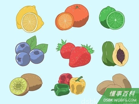Step 3 吃富含维生素C的食物来促进皮肤健康。