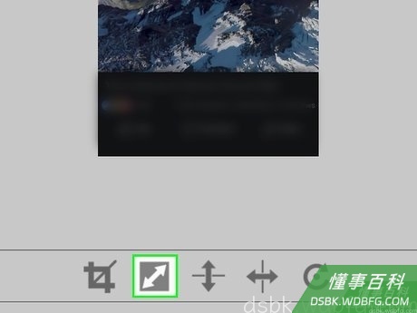Step 5 点击调整图标。