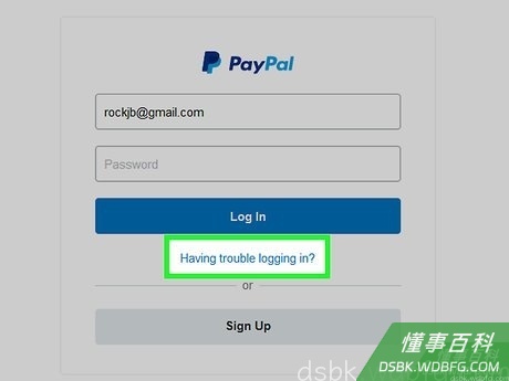 Step 3 如果你忘了密码,点击“无法登录?”。