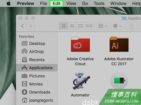 Step 5 点击屏幕左上角的编辑。
