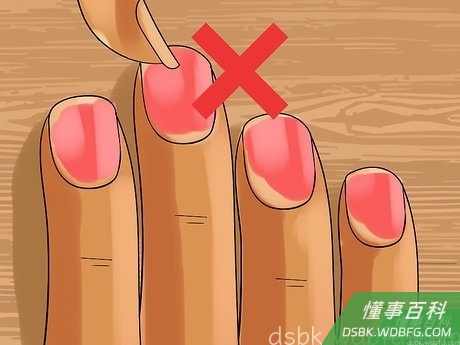 Step 1 不要抠美甲。