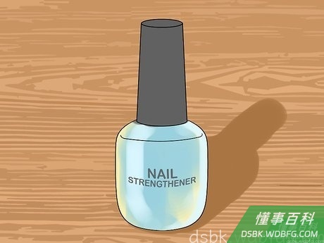 Step 1 使用指甲强化剂。