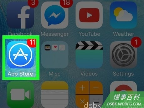 Step 1 在苹果iOS设备上打开App Store。