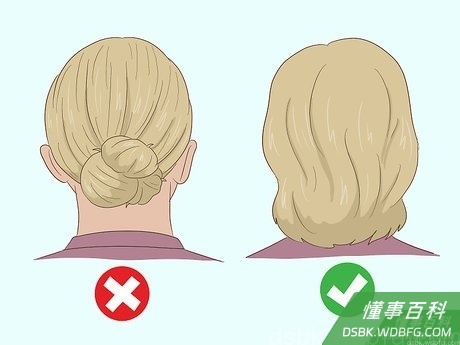 Step 5 选择简单一点的发型。