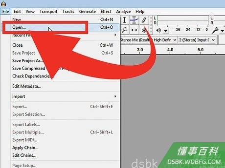 Step 1 打开文件。