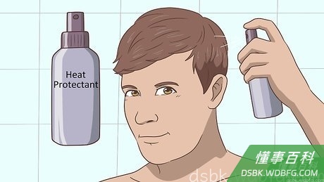 Step 1 使用抗热喷雾。