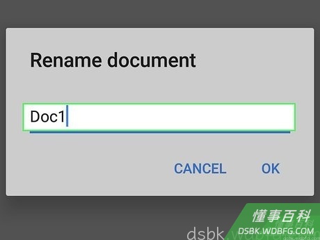 Step 3 输入一个名称。