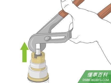 Step 4 拆下水龙头出水口。