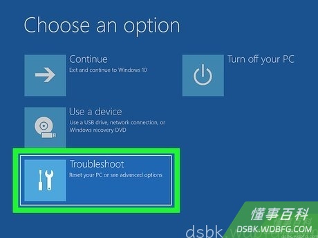 Step 3 单击故障排除。