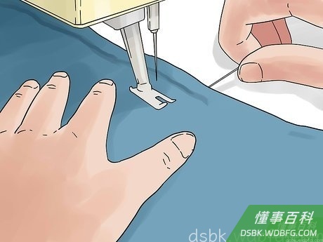 Step 1 拆下原本的褶边，然后测量尺寸。
