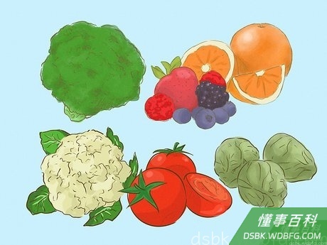 Step 2 多吃富含维生素C的水果和蔬菜。