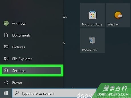 Step 1 打开电脑的“设置”。