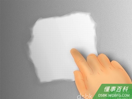 Step 9 在涂抹额外的涂层或是打磨前，让补丁区域充分地干燥。