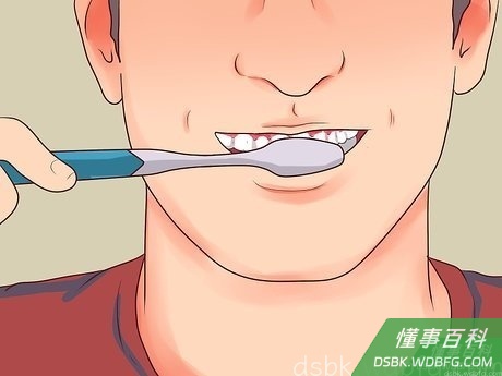 Step 4 午饭后刷牙。