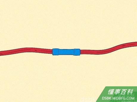 Step 7 在焊接点冷却后把它包好。