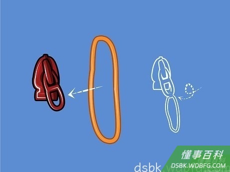 Step 2 当然，你也可以用橡胶带来代替钥匙环，将橡胶带穿过拉锁上的孔，然后在孔上打结就可以了。...