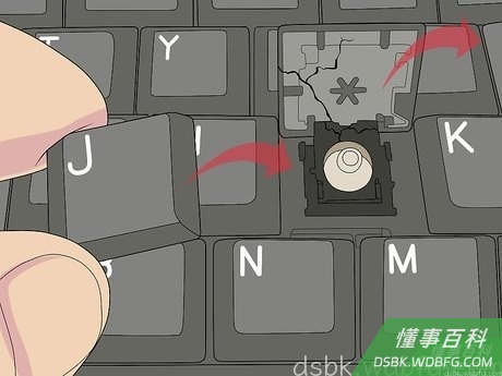 Step 4 更换损坏的键帽。