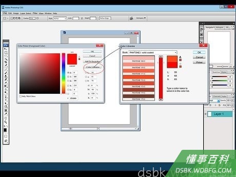 Step 3 掌握色卡颜色。