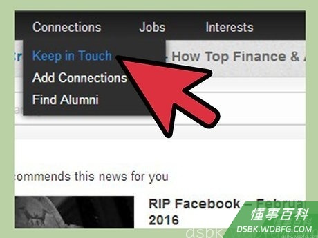 Step 3 定期更新LinkedIn。