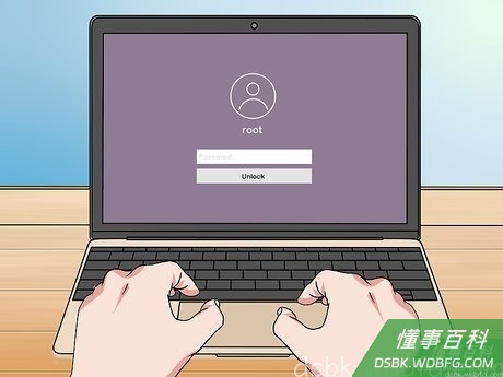 Step 8 以root用户身份登录Kali Linux电脑。