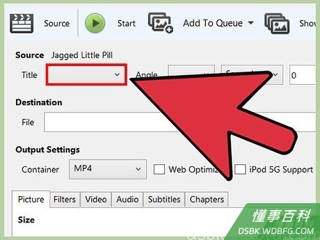 Step 6 选择你想要翻录成MP3的标题和章节。