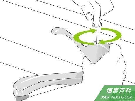 Step 6 重新装好把手。