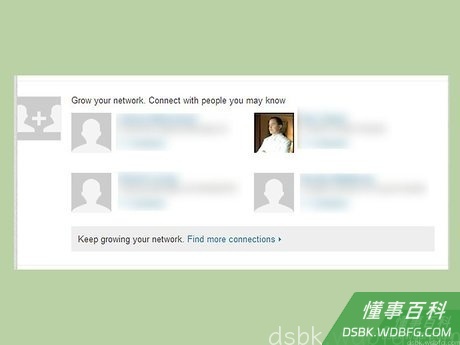 Step 2 不要添加不认识的人，而是继续建立你自己的联系人。