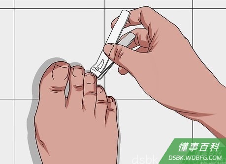 Step 5 等到整个裂缝都长出了脚趾，就可以安全地剪掉了。
