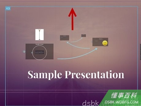 Step 10 视野放大来看Prezi。