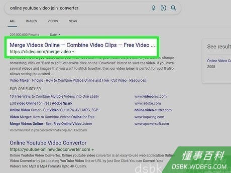 Step 4 找出一种免费的视频合并程序。