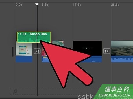Step 6 添加音乐。