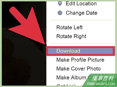 Step 3 从跳出来的菜单里点击“下载”。