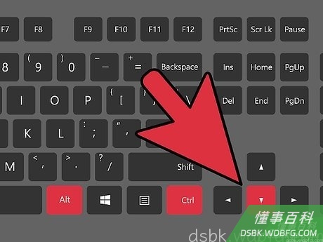 Step 8 同时按"Ctrl+Alt+Down"。