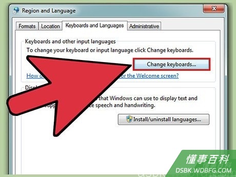 Step 5 单击“更改键盘”。