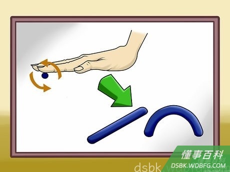 Step 2 做个小虫的形状，包围着耳塞。