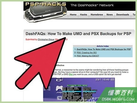 Step 5 选择“USB设备”选项,并将它更改为“UMD光盘”。