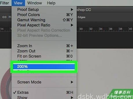 Step 3 点击200%放大图片。