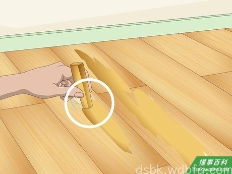 Step 3 填充划痕。