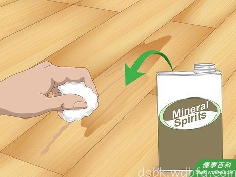 Step 4 涂抹矿物精油，使其渗入划痕。