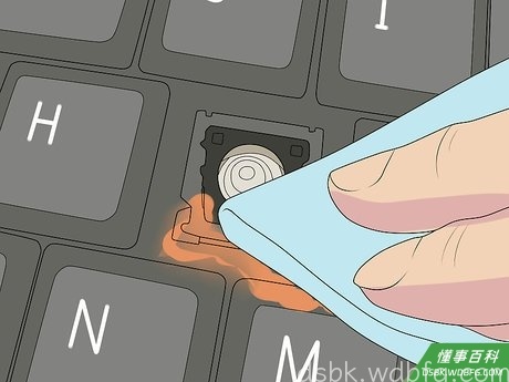 Step 4 清理泼洒的脏物。