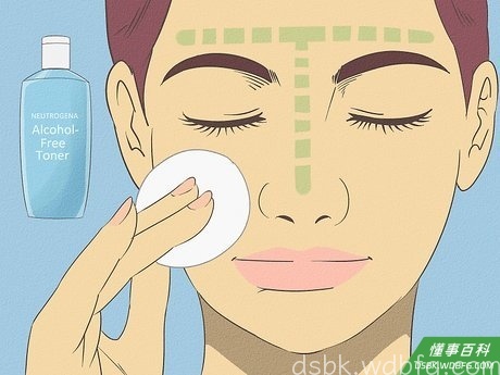 Step 4 使用爽肤水。