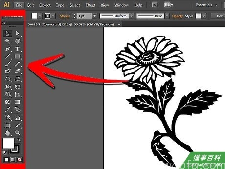 Step 3 如果你想创建一张能传输到Photoshop的图片,首先要学习使用最基本的绘图工具,也就是钢笔工具。...
