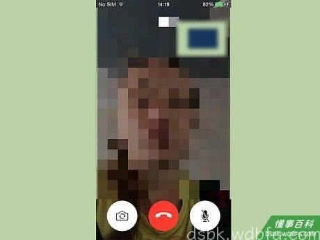 Step 4 使用FaceTime和你的朋友进行通话。