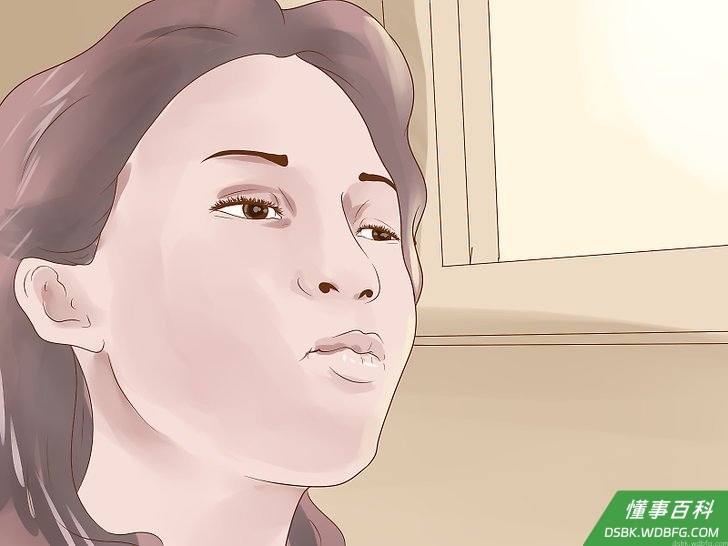 Step 2 当你吃饭时,小口吃,细嚼慢咽。